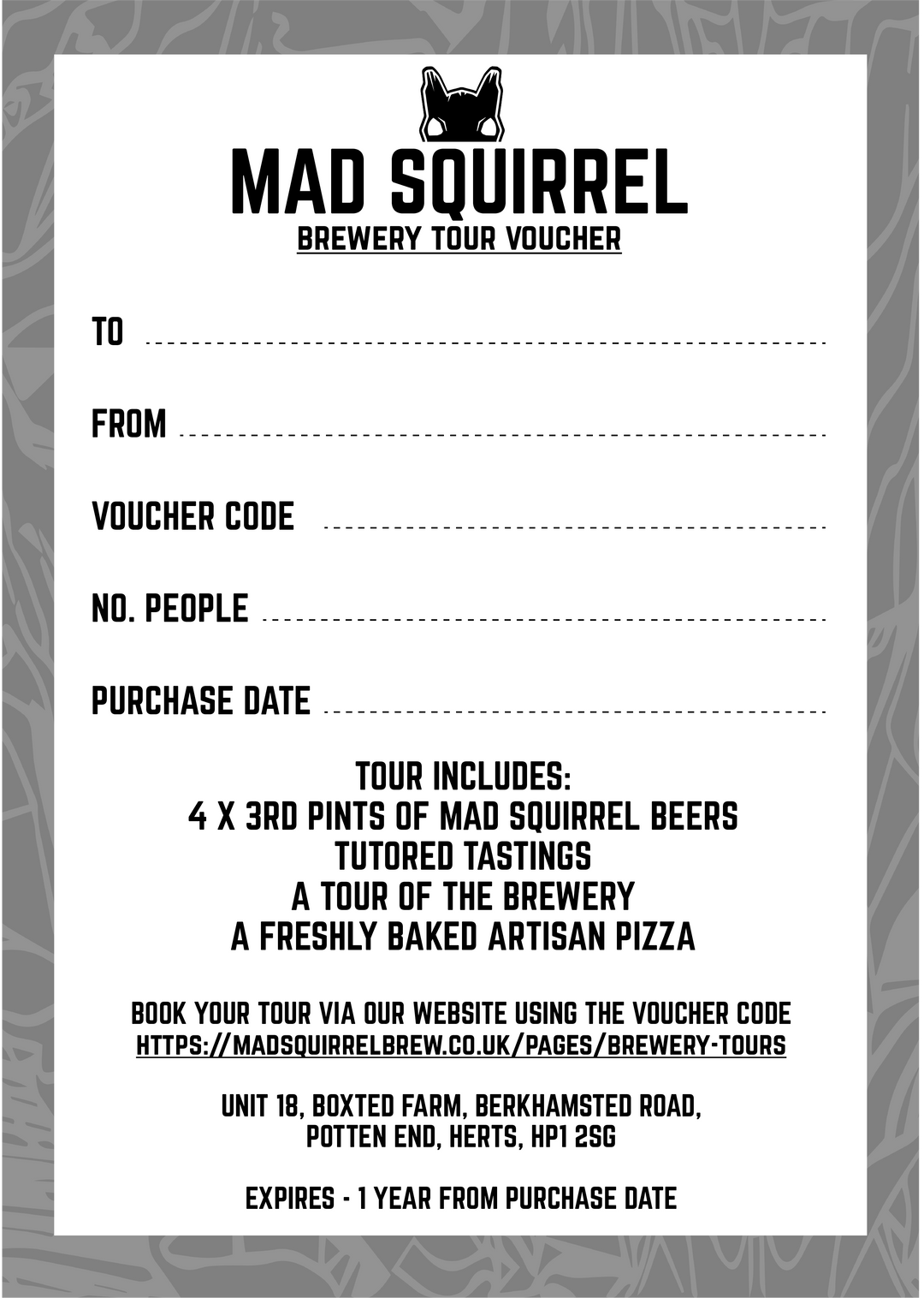 Brewery Voucher Download