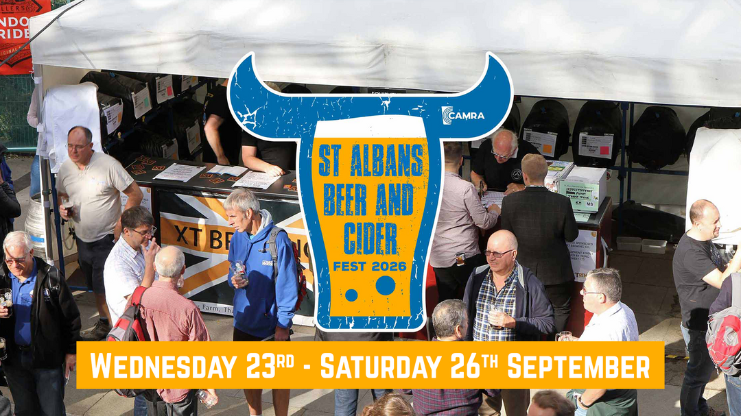 St Albans Beer & Cider Festival: 23rd - 26th September