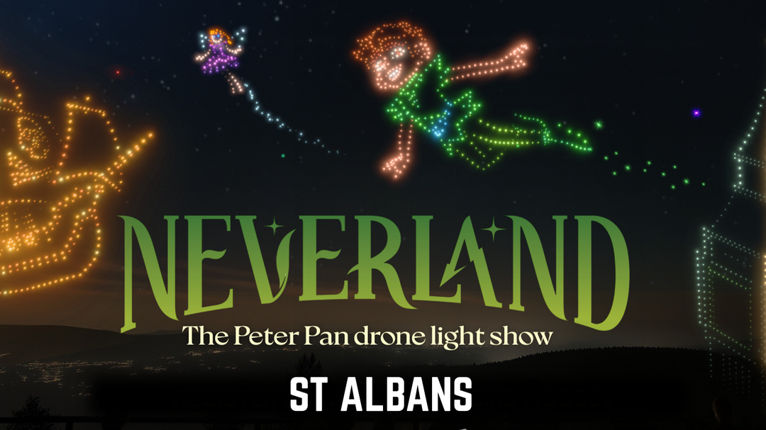 St Albans Neverland Drone Light Show: 21st March