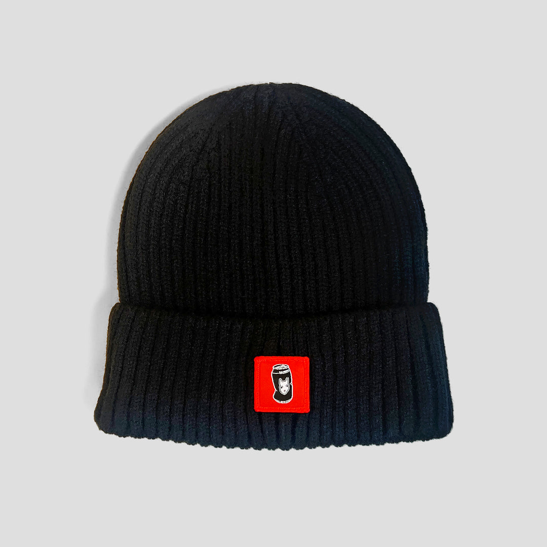 Mad Squirrel Black Beanie