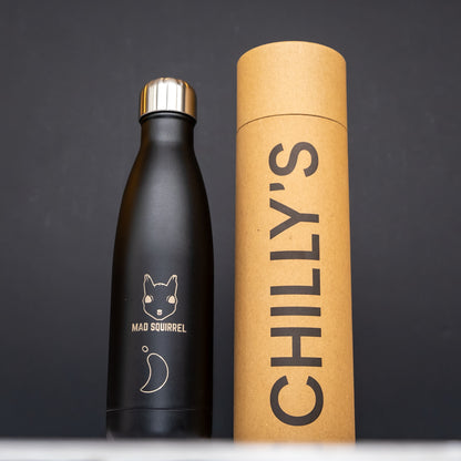 MS x Chilly's 500ml Bottle - Black
