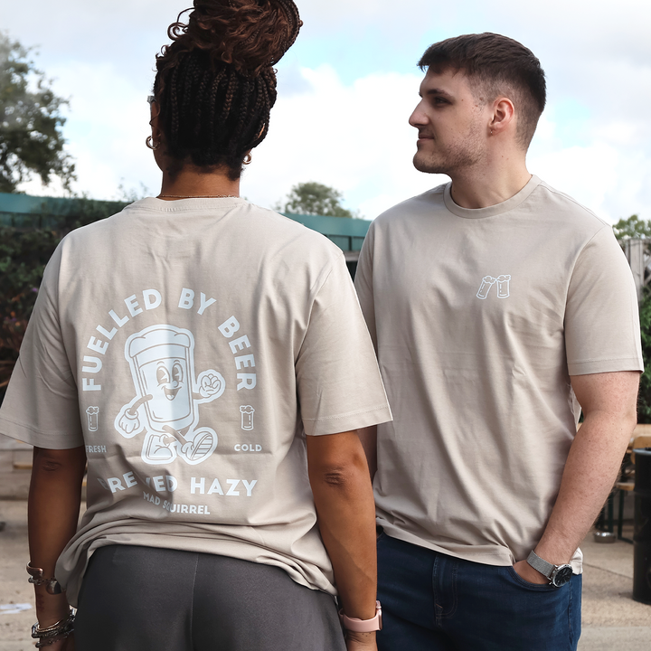 Fuelled by Beer T-Shirt (Natural Stone)