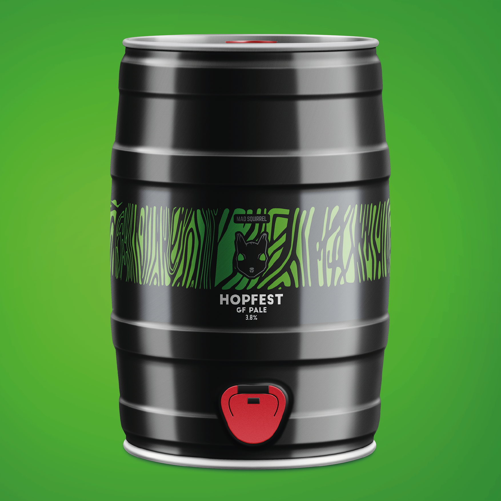 Mad Squirrel Hopfest - 5L Mini Keg - Mad Squirrel