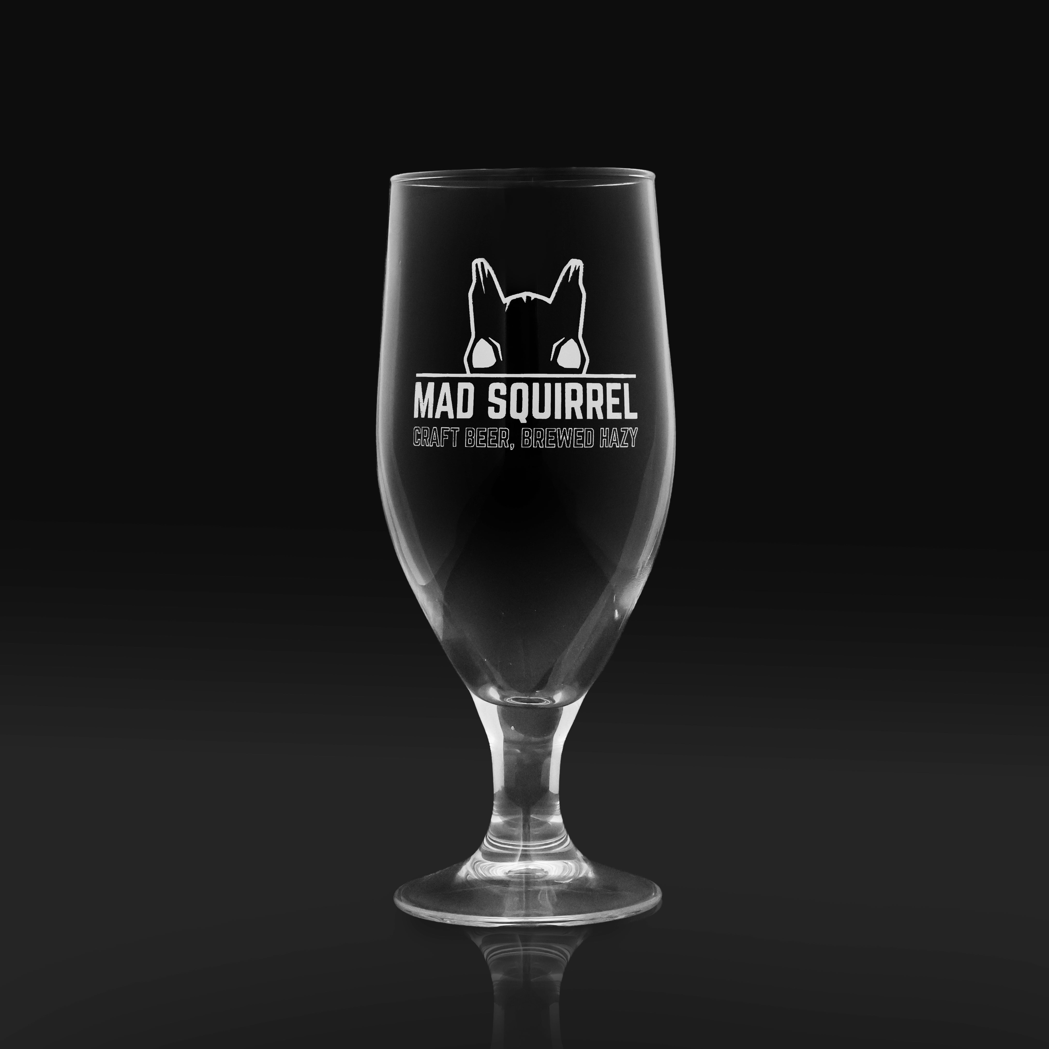 Mad Squirrel Dunkel 23 Pint Glass - Mad Squirrel