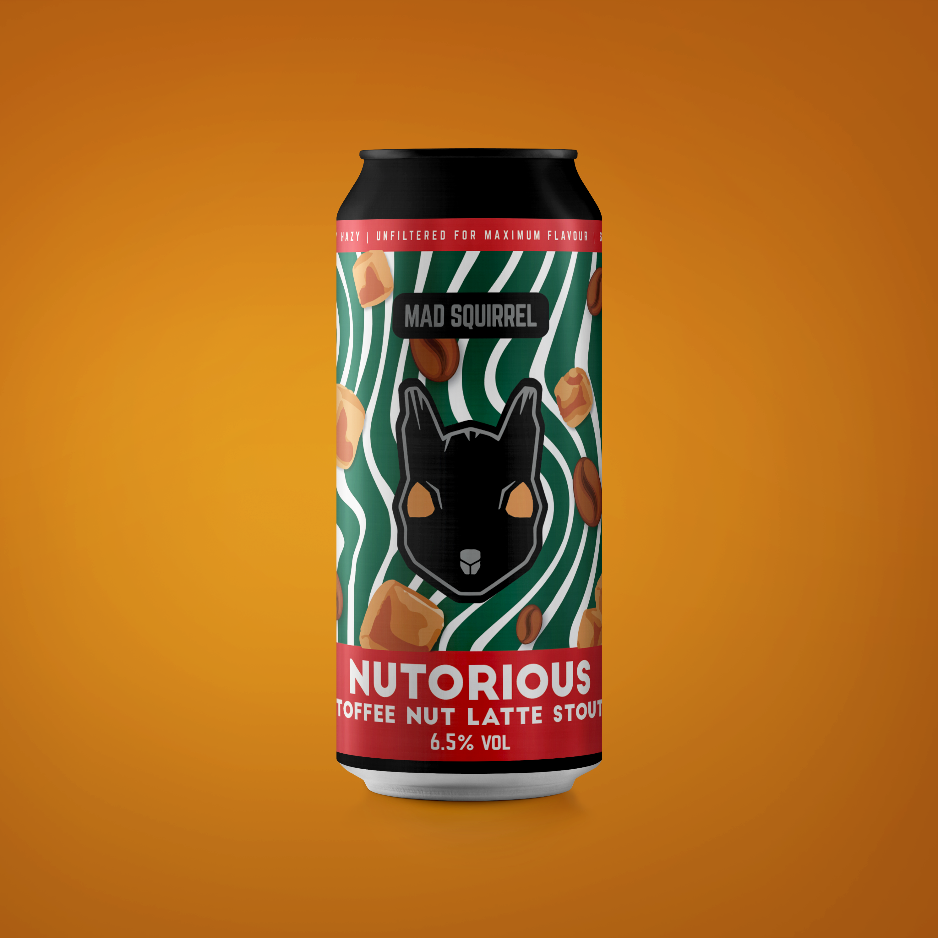 Mad Squirrel Nutorious - Toffee Nut Latte Stout - Mad Squirrel