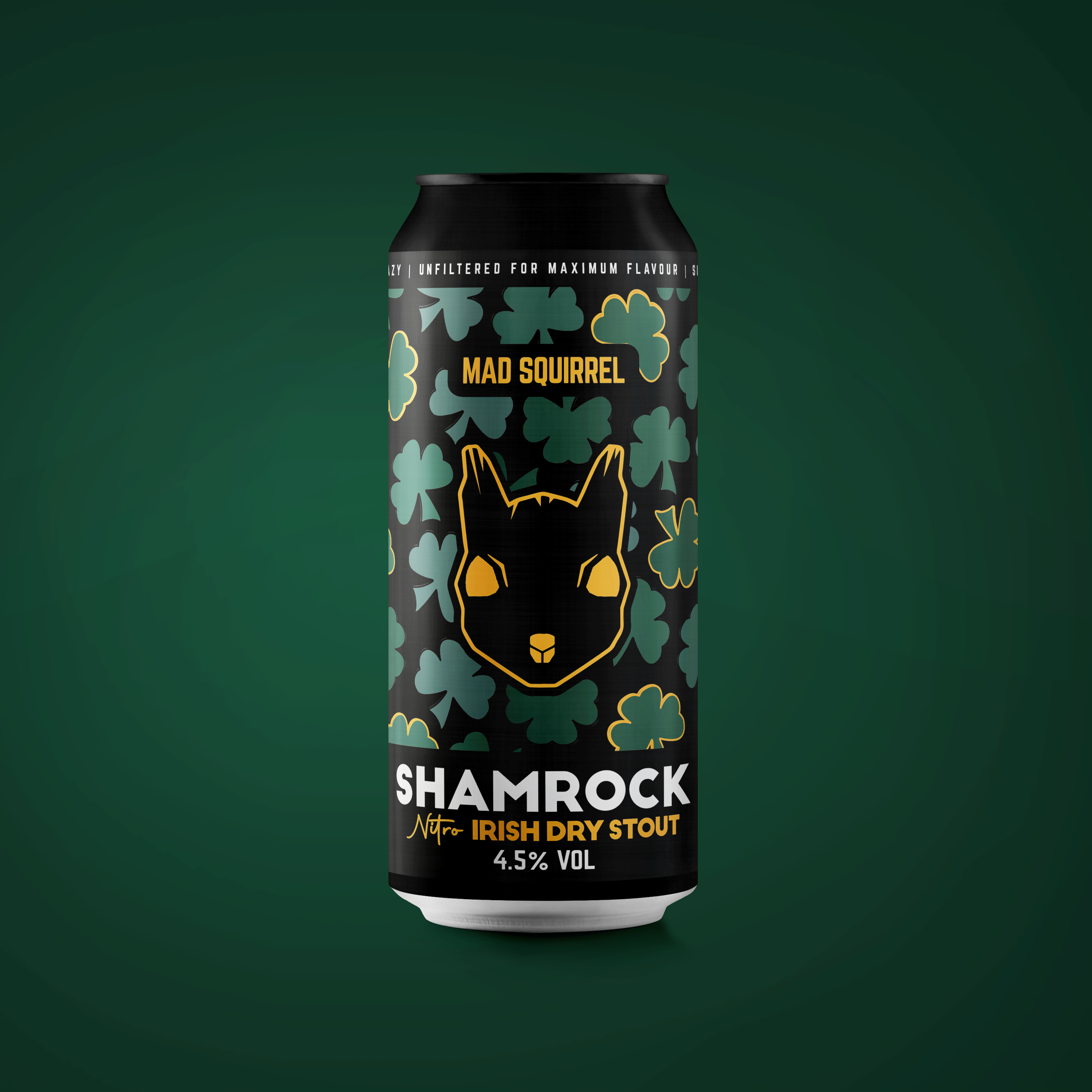 Mad Squirrel Shamrock - Nitro Irish Dry Stout - Mad Squirrel