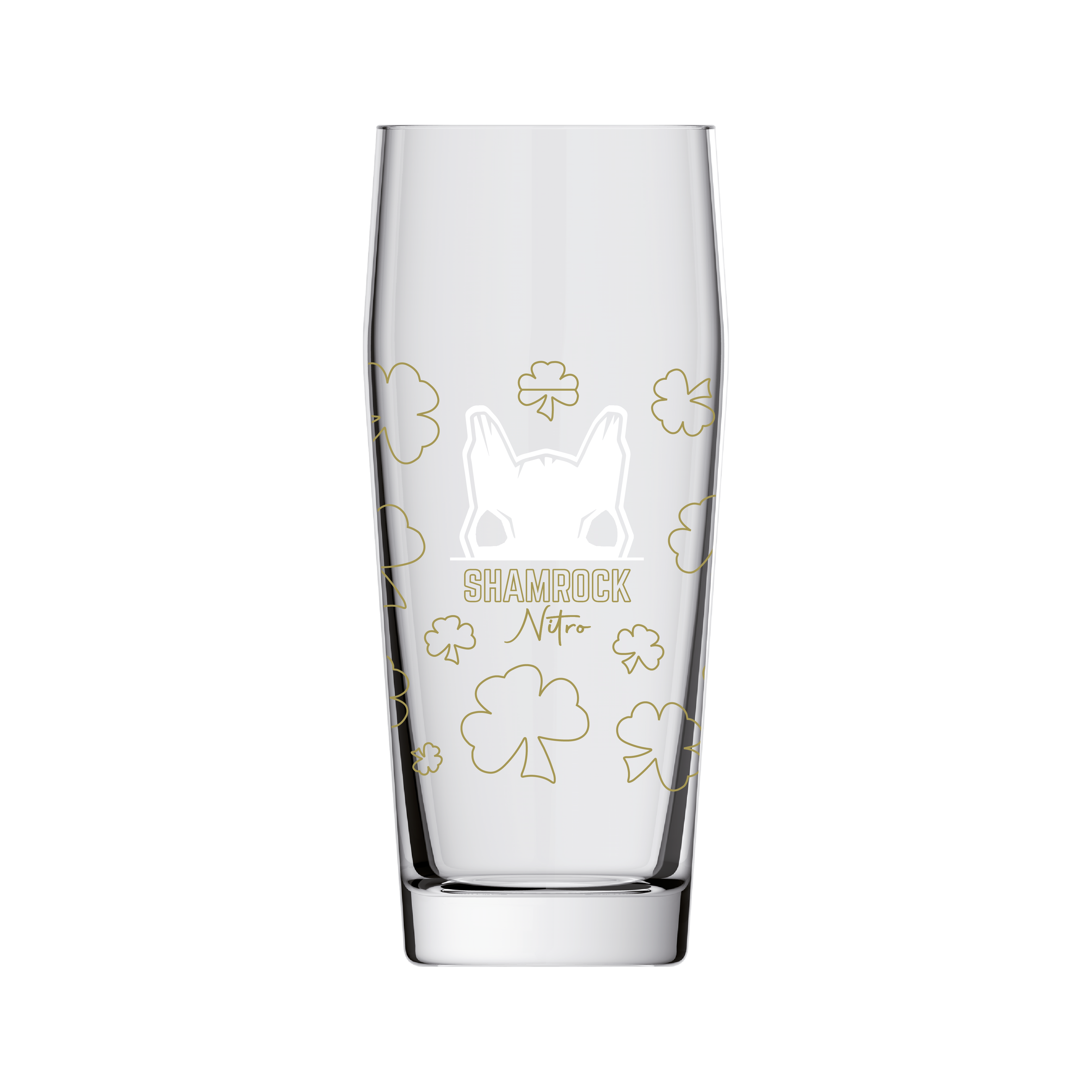 Mad Squirrel Shamrock Pint Glass - Mad Squirrel