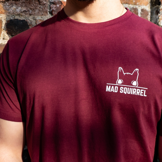Brewed Hazy T Shirt - Burgundy