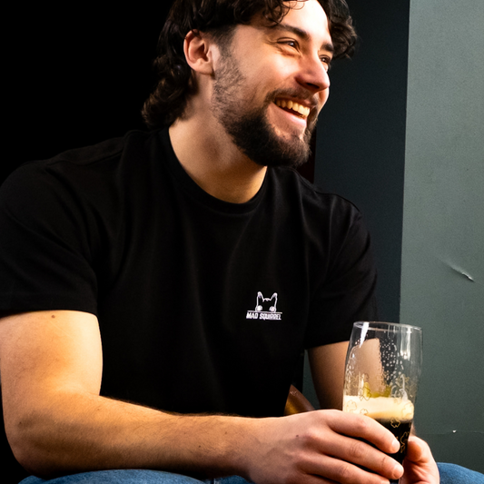 Embroidered T Shirt - Black