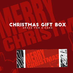 Christmas gift box (6 cans, does NOT contain beer)